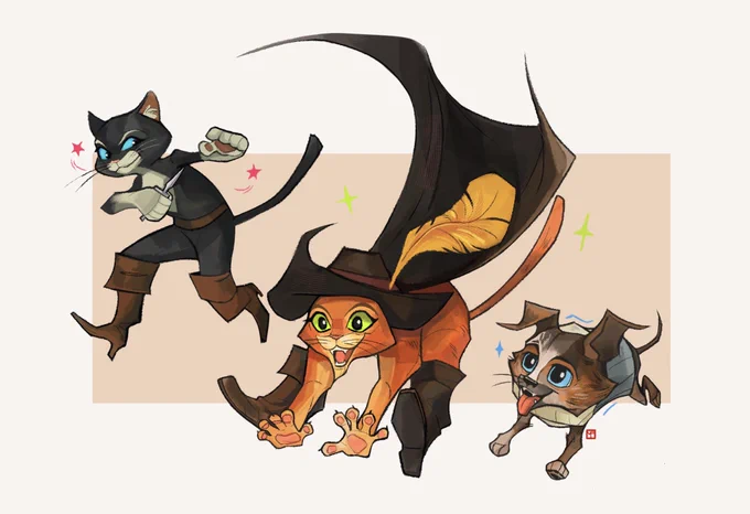 Team friendship! #pussinboots2 #pussinbootsthelastwish 