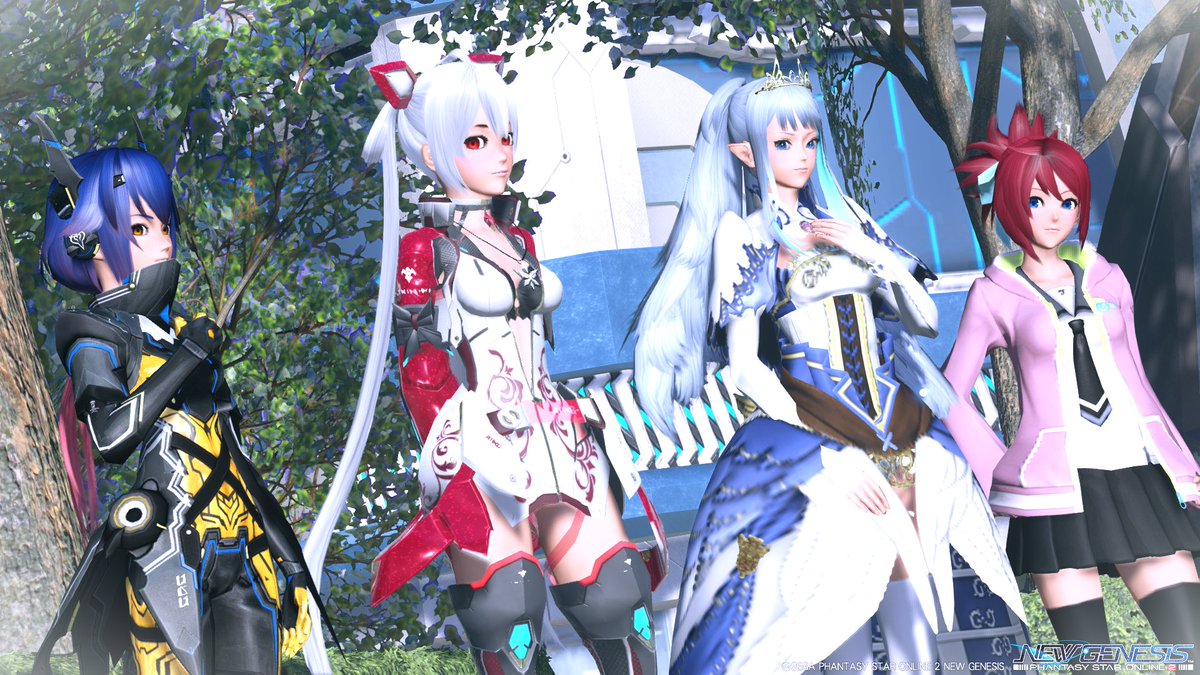 HoshinoTippy's tweet photo. It's back to the future with these four heroines in Halpha!
#PSO2 #PSO2NGS #PSO2GLOBAL #PSO2NGS_SS #PSO2Base #PSO2NPC https://t.co/EFztlbQc9G