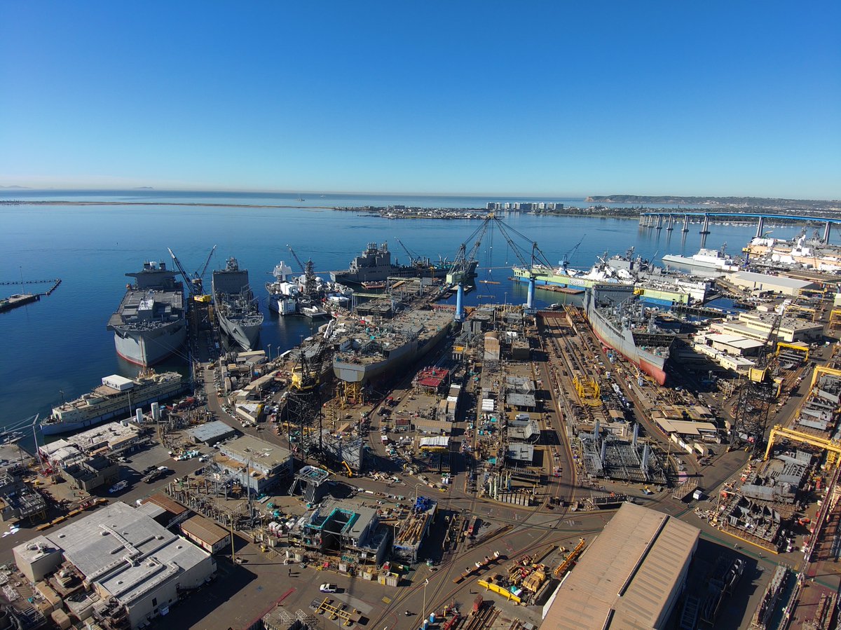 GDNASSCO's tweet photo. Friday views at NASSCO. #NasscoBuilt https://t.co/9em3lQhZrw