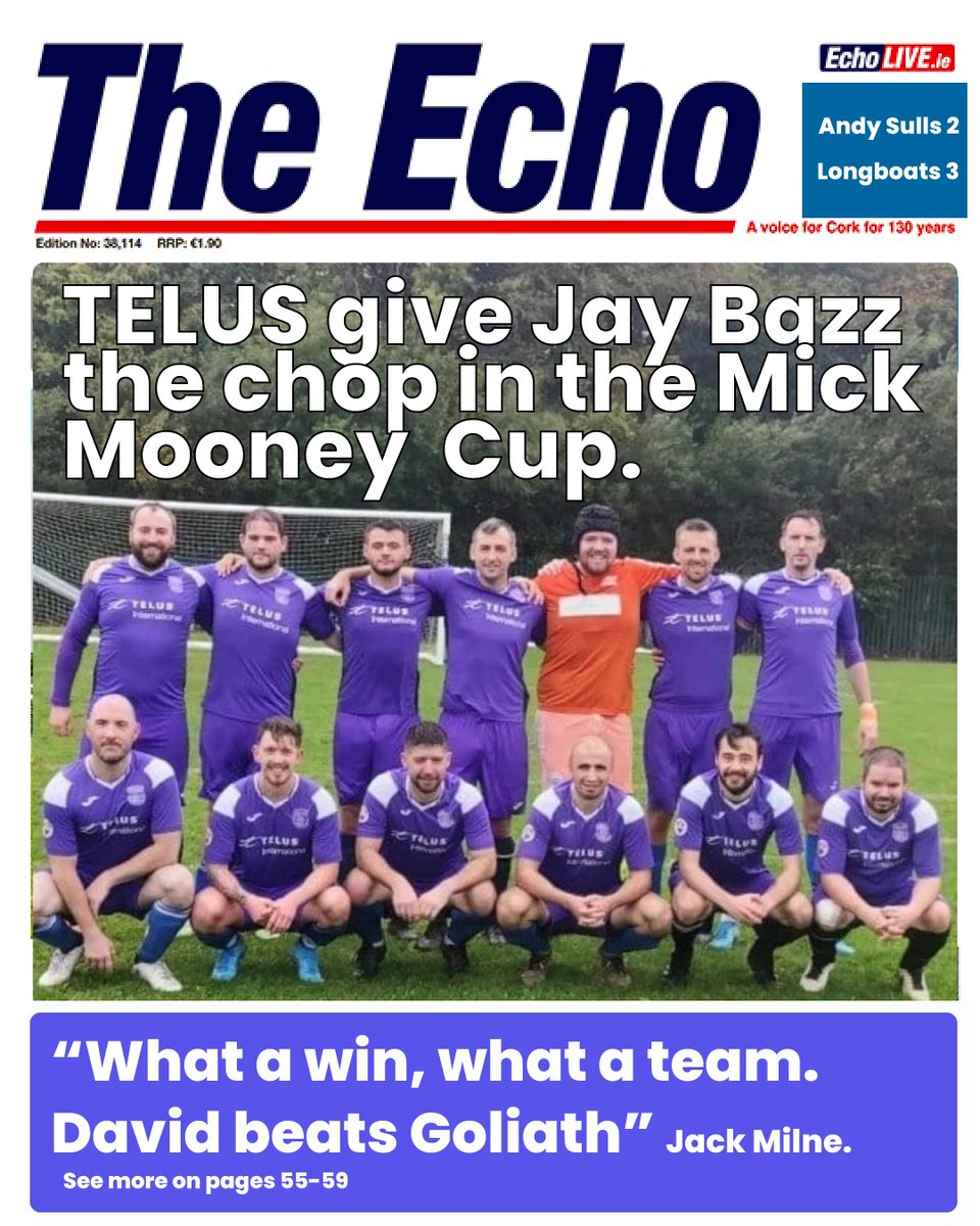 CorkBusinessLge's tweet photo. Tomorrow's headlines!

@JaybazzFC 3 - 4 @FcTelus
Andy Sulls Hair 2 - 3 @LongboatsFC 

#SexyCBL https://t.co/pPTa5oZBop