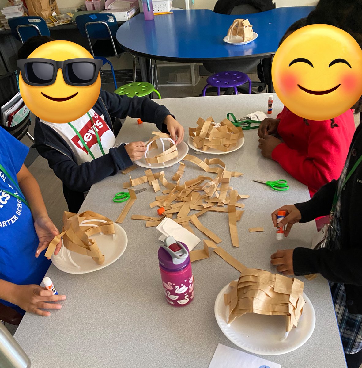 MsBTeaches3's tweet photo. Wrapping up our Wampanoag unit by creating our own wetus ☺️ https://t.co/JUEf3yqt3N