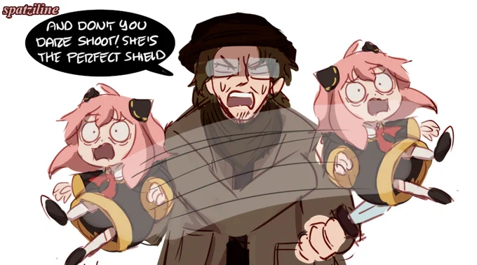 I was inspired by the manga lol... LEAVE ANYA ALONE #SPY_FAMILY #loidforger #yorforger #AnyaForger 