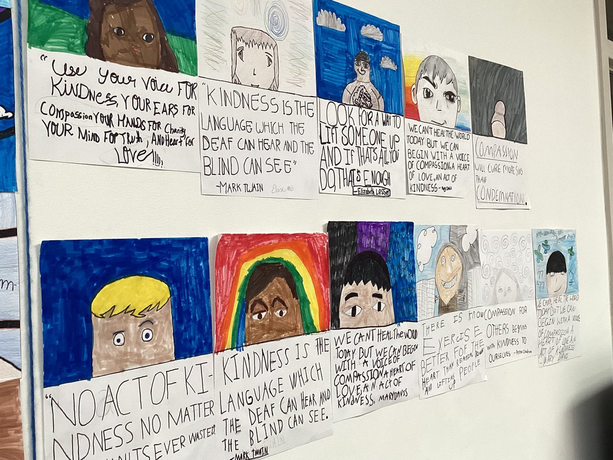 After <a href="/SR_Stallions/">Sycamore Ridge</a> talk about compassion, we shared multiple quotes about compassion and chose one that our hearts were more drawn to. Then collectively shared it in our hallway