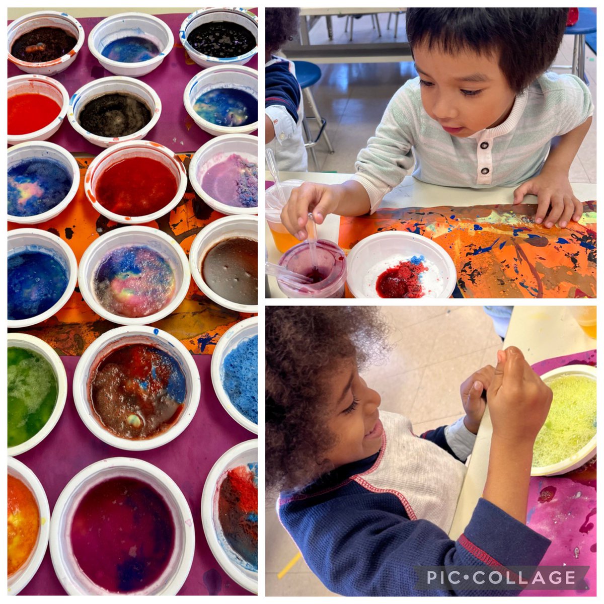 Baking soda and vinegar color experiments💜 <a href="/Innovation_APS/">Innovation Elementary</a>