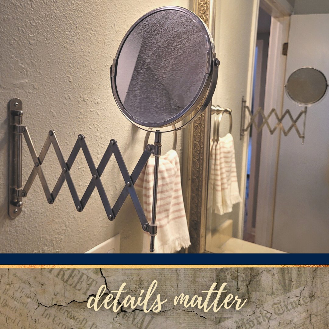 gina_candelario's tweet image. One of my favorite features in this new listing at 2603 Country Square is this Gatco Scissor Wall Mirror! It's so unique and stylish #detailsmatter #coolfind #uniquefind