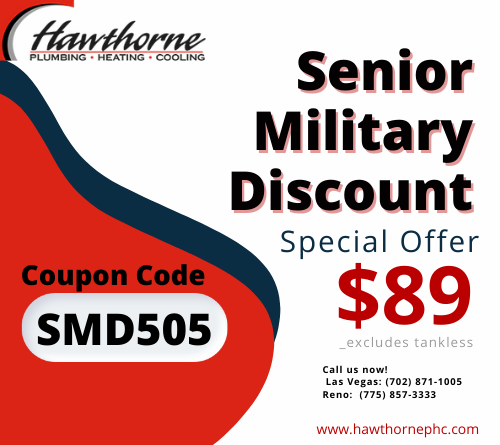 HawthornePHC's tweet photo. 👉 Hawthorne Plumbing offers a senior and military discount on all residential services, excluding tankless water heaters. 
Click here to learn more: https://t.co/IeZQowOFPx https://t.co/5n414yxiEe