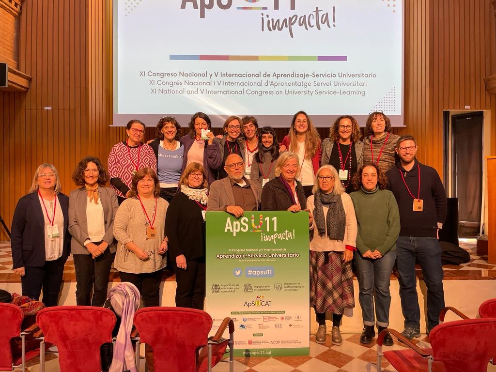 Happy, excited and very tired! But it was worth it! The organizing committee composed of representatives of all the Catalan universities networking would like to thank you for your assistance and participation in #ApS11