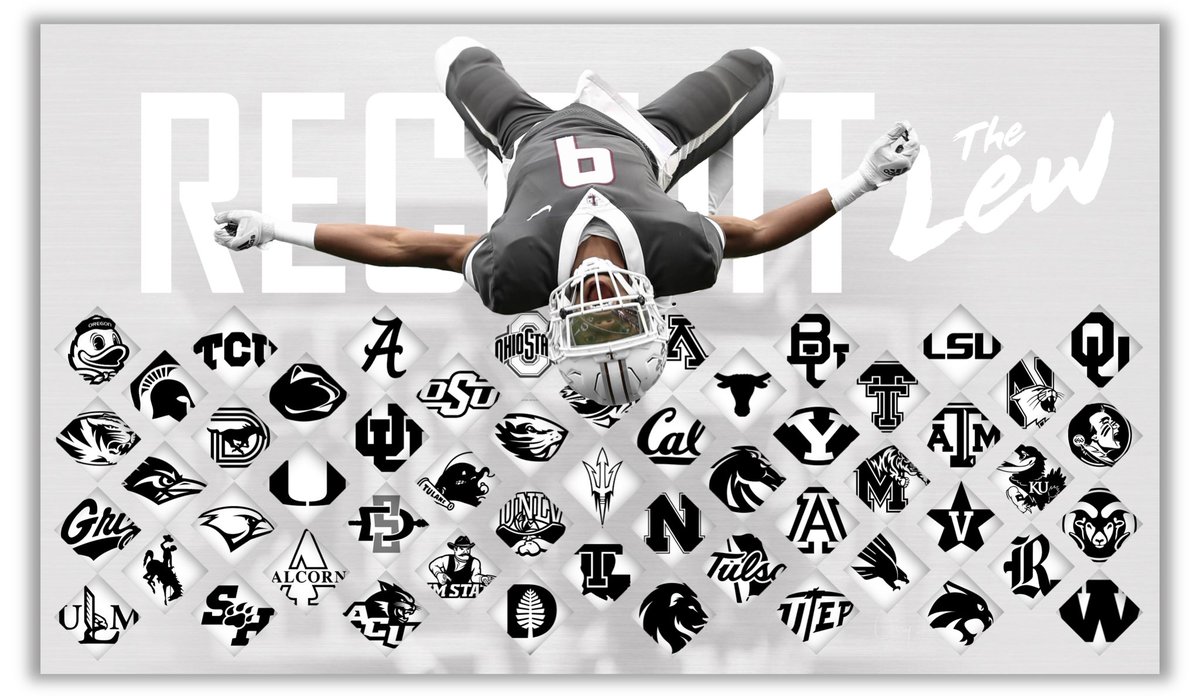 LHSFball's tweet photo. ◾️2 weeks
◾️53 Schools
◾️4 Head Coaches
◾️20+ Offers 

Thank you for #RecruitingTheLew https://t.co/xBkoczIgqO