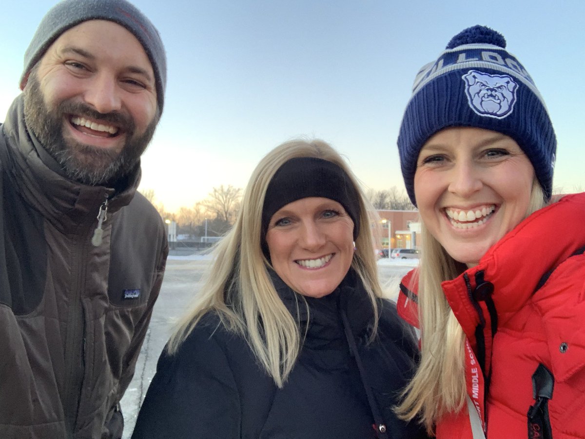 “Find a group of people who challenge and inspire you, spend a lot of time with them, and it will change your life.” – Amy Poehler  Thankful to serve with these two!  #BusLotMath