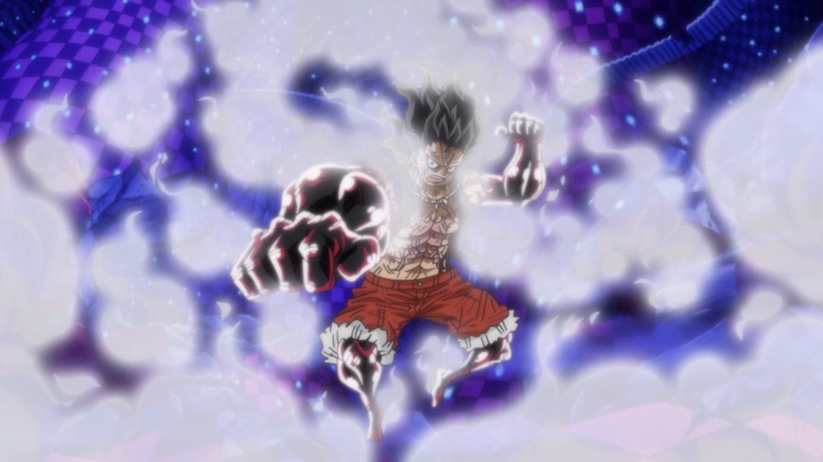 ToeiAnimation's tweet photo. This day four years ago, Luffy activated Gear 4 Snakeman! 🏴‍☠️🐍💨 #OnePiece https://t.co/XE3WQuQ3Iy