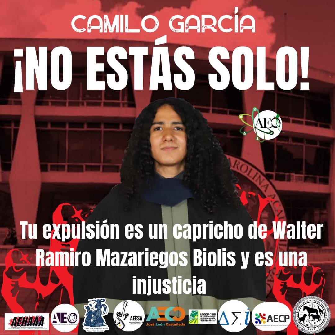 APOYO TOTAL A CAMILO GARCÍA #CamiloNoEstasSolo #camilohablóportodxs #sitocanaunorespondemostodxs