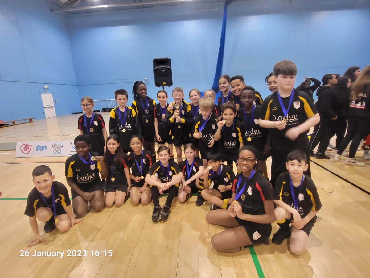 FairholmePS's tweet photo. We won! Hugely proud of Team Fairholme and our amazing children who won the Hounslow Sportshall Athletics final this week! @Sportimpactuk @LBofHounslow #parenthub https://t.co/L2PliCR0WJ