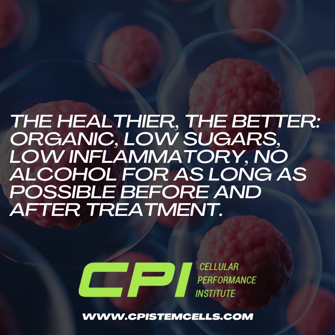 🥗 🍓 Do I have to be on a special diet to do stem cells? @cpistemcells? #FAQ 📲 Visit CPIStemCells.com or call us at 1 (855) 227-1411 to learn more about our leading-edge stem cell therapies and if they are right for you! #stemcells #stemcelltreatment #stemcelltherapies