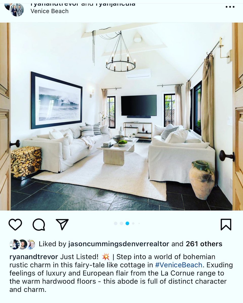 AlciniEstates's tweet photo. Check out the #elegance and #charm one of our newest #listings 🙏🏼👏🏼 #venicebeach #ca #TheAlciniGroup https://t.co/gsCk5RKksC