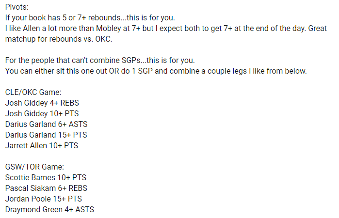 Calling Our Shot tweet media