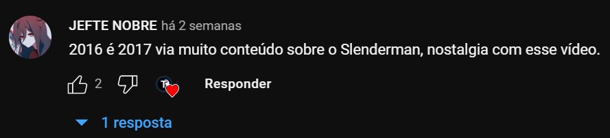 Turuco64's tweet photo. é dahora ver os comentários de pessoas nostálgicas com o Slender (no vídeo do Iceberg do Slender) https://t.co/57JsRHWa2t
