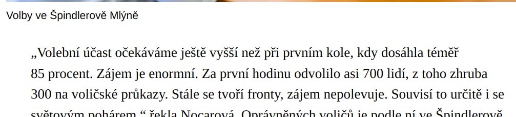 Mám radost, že lidi jdou volit i když jedou na víkend třeba lyžovat. Je vidět, že je pro nás budoucnost naší společnosti důležitá a to je dobře. Pojďme všichni. :)