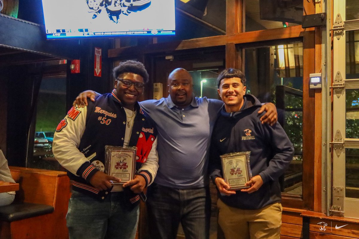 SJMgridiron's tweet image. Congratulations Marquise Jones and Jayden Enriquez for being selected as 2022 Defensive Players of the Year. Panther Pride! 

#SJMFootball | #Team78 | #ChallengeEverything