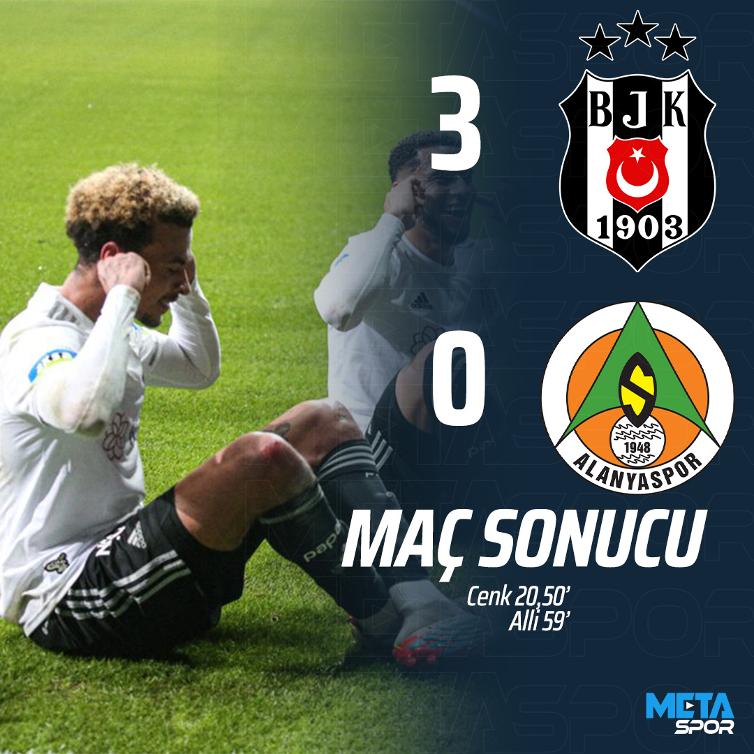 metasportr's tweet photo. 📌| Beşiktaş, serisine devam ediyor.
#BJKvALY #Beşiktaş #Alanyaspor #SüperLig #Metaspor https://t.co/bWJmafBbOQ