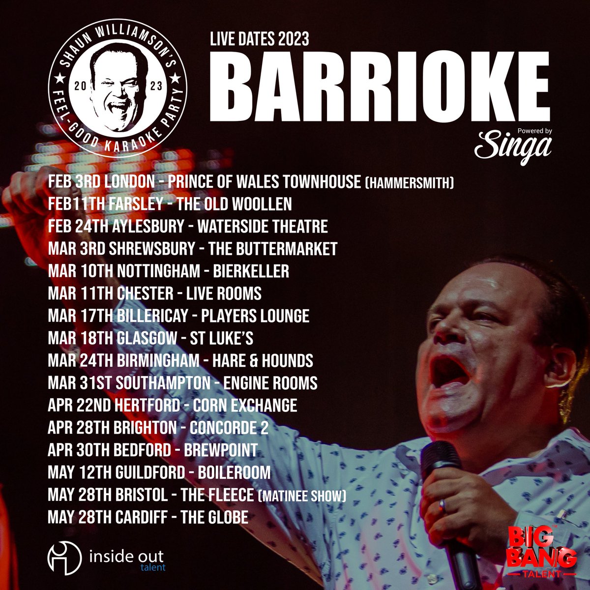 New year, new dates, selling out fast!
#barrioke <a href="/singakaraoke/">Singa</a>