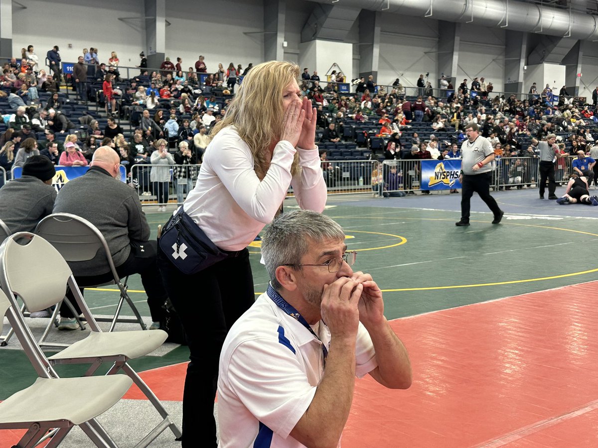 NYSPHSAA's tweet photo. Follow all the action at the 2023 #nysphsaa girls wrestling invitational live:

https://t.co/r8XEpzUlkJ https://t.co/e3TvzUmQZt