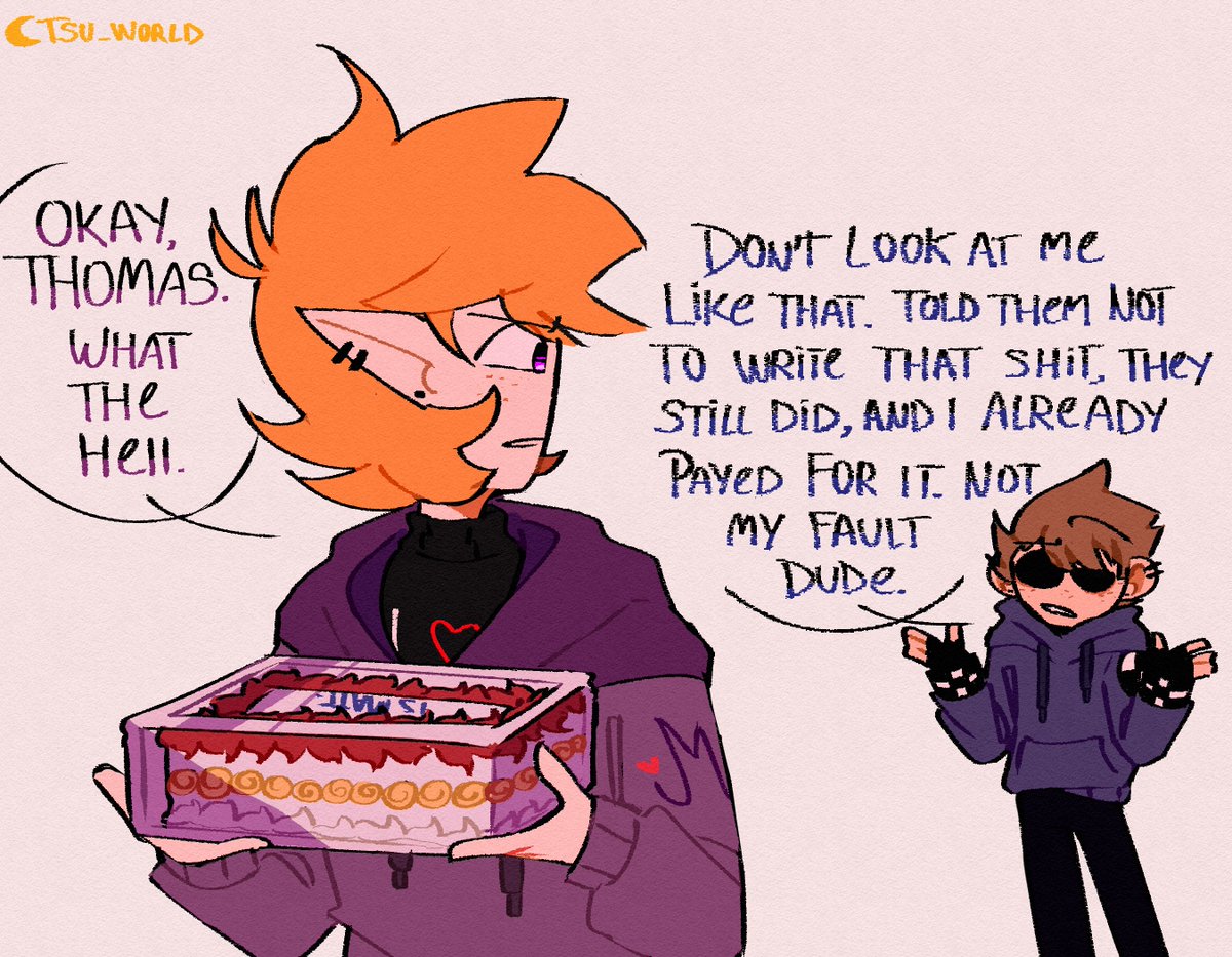 Tsu_worlds's tweet photo. Cake.

#Eddsworld #EddsworldFanArt #EddsworldMatt #EddsworldTom #Matt #Tom https://t.co/WoX8vU8UM2