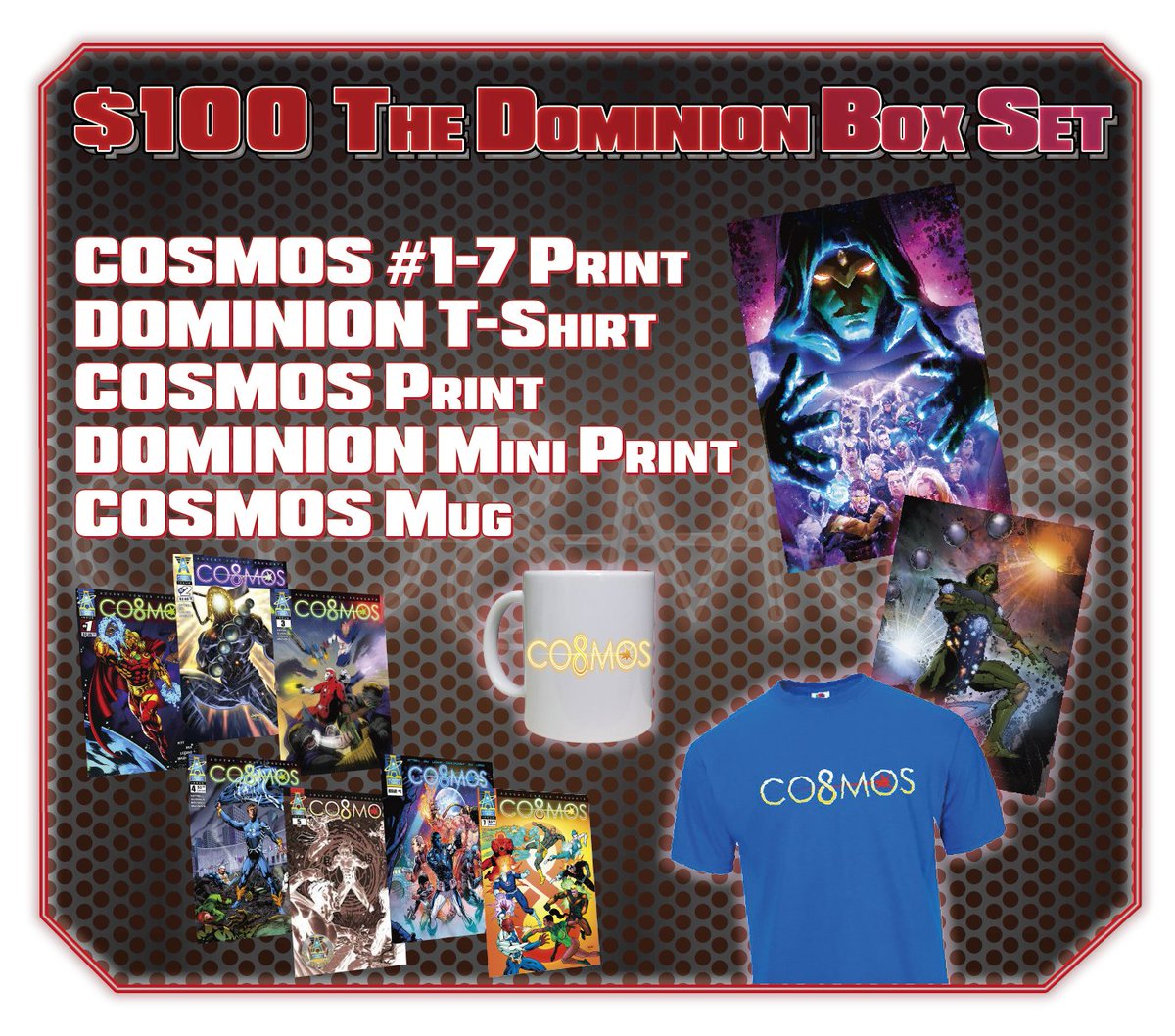 AdventComics's tweet photo. Have you been hearing about this COSMOS Maxi-Series and interested in knowing more but not wanting to jump into the middle with no idea what is going on?! Well, no worries because I have taken care of that with two deluxe COSMOS Boxed Sets. https://t.co/Ip7lO3AOjP #comics https://t.co/HZ500GZLV8