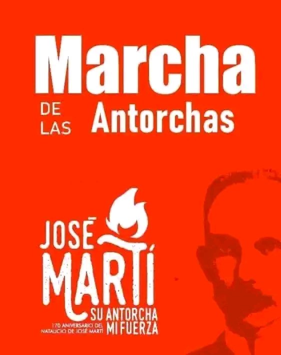 AlainSaludSCS's tweet photo. #MartiVive 
#170Aniversario 
#SuAntorchaMiFuerza 
@japortalmiranda 
@GeoPAlvarez 
@PardoRegla 
@CarlosRMoranG 
@dpscamaguey1 
@CruzSectorial https://t.co/U6RSfd8Taa