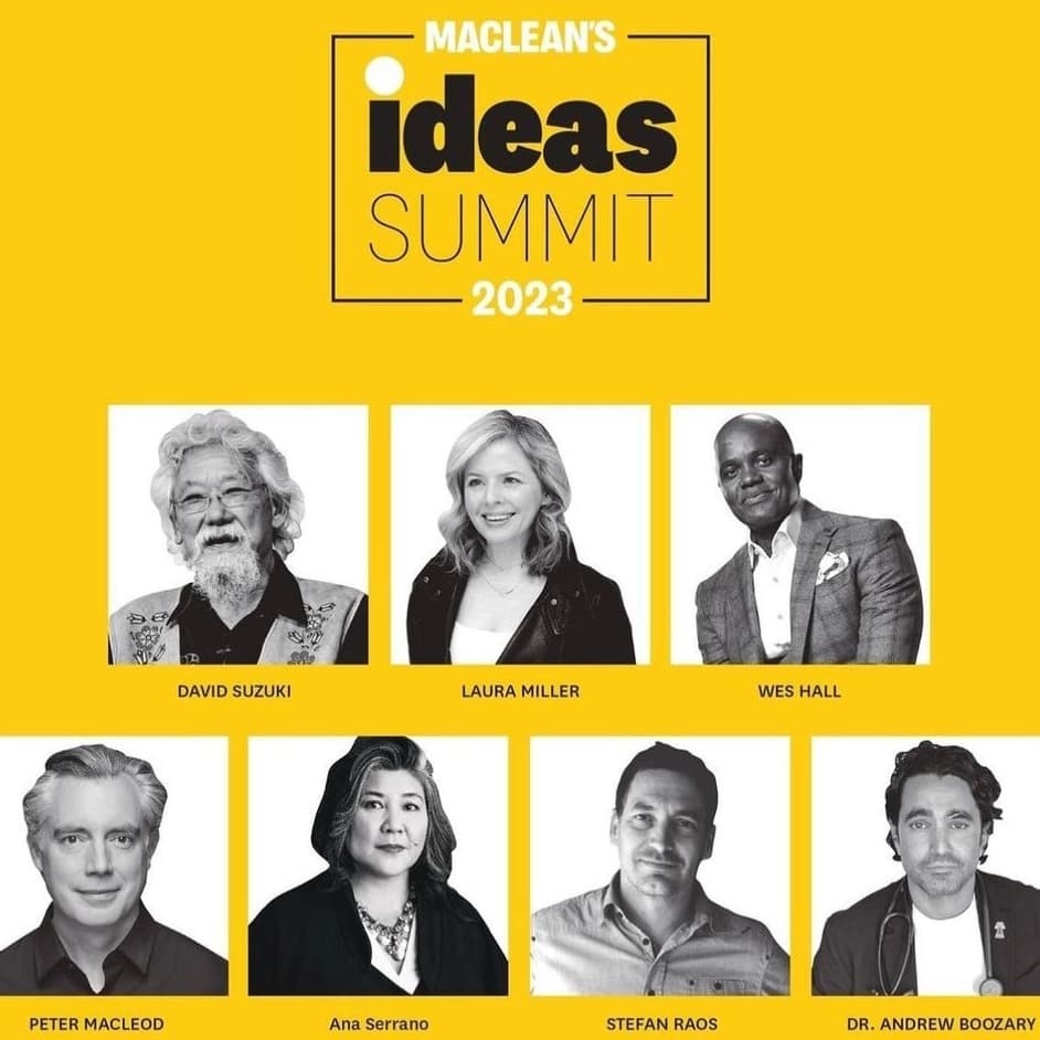 ParmidaBarez's tweet photo. Special shoutout to another Iranian-Canadian friend @drandrewb for the inspiring work that he continues to do in healthcare @UHN Continuing to advocate for what matters ✊🏽🙏. Thank you @macleans for this years eye-opening Panel series #IdeasSummit https://t.co/hrBNfaQtYp