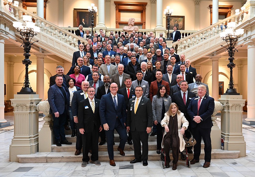 Great group attended our <a href="/GABaptist/">Georgia Baptist</a> Pastor’s Day at the Capitol event yesterday. My friend <a href="/mikegriffinsr/">Michael  R. Griffin</a> is doing an amazing job representing Georgia Baptists! #livewithpurpose