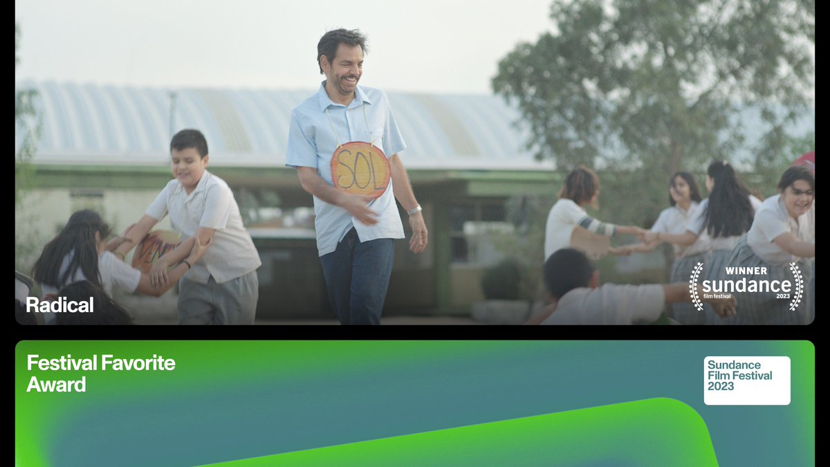 🏆 Festival Favorite Award goes to RADICAL, directed by Christopher Zalla. #Sundance