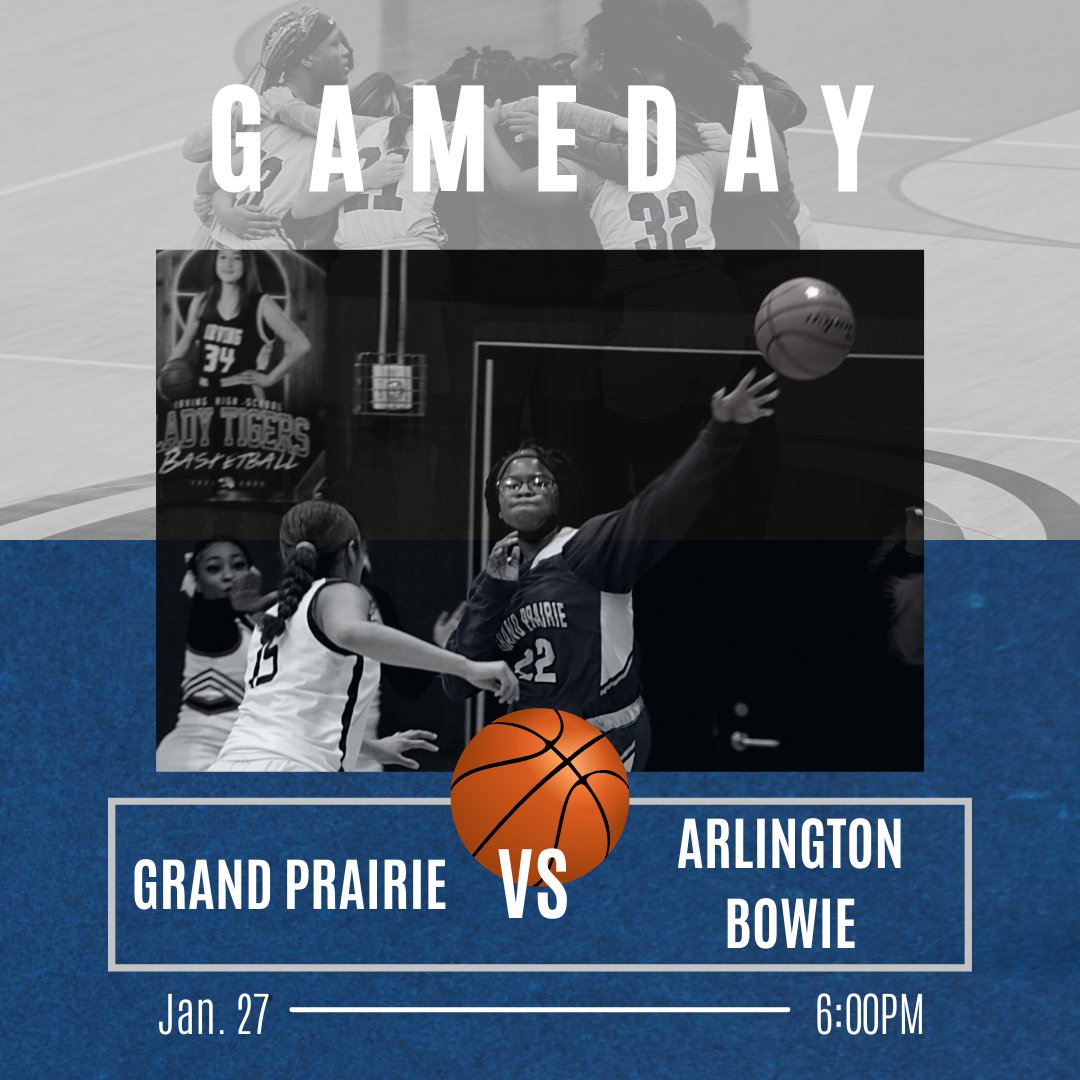 It's GΛMΣDΛY... and we are finally back at home!!! 👏

🆚 Bowie Volunteers
📍 Grand Prairie HS
⏰ Varsity: 6:00pm
⏰ JV / Freshman: 7:30pm
 
#ahhGP