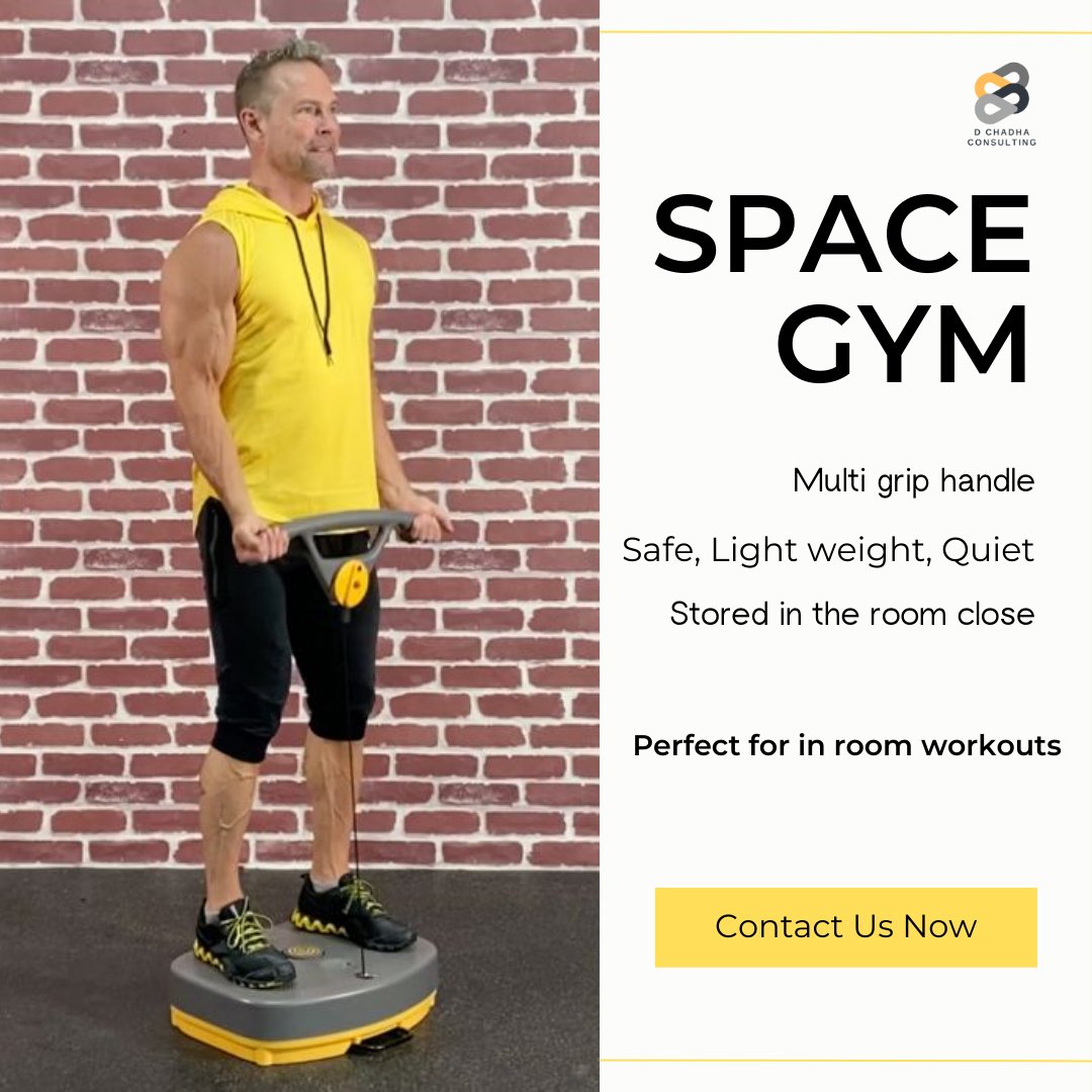 DChadhaLtd's tweet image. Make the most of your guest room with SpaceGym – get fit at just the push of a button! With no special equipment needed and minimal space, there&apos;s no excuse for skipping your workout. 

Get in touch with us today!⁠
links.dchadha.com/BjBi

#dchadhaconsulting #NoExcuses