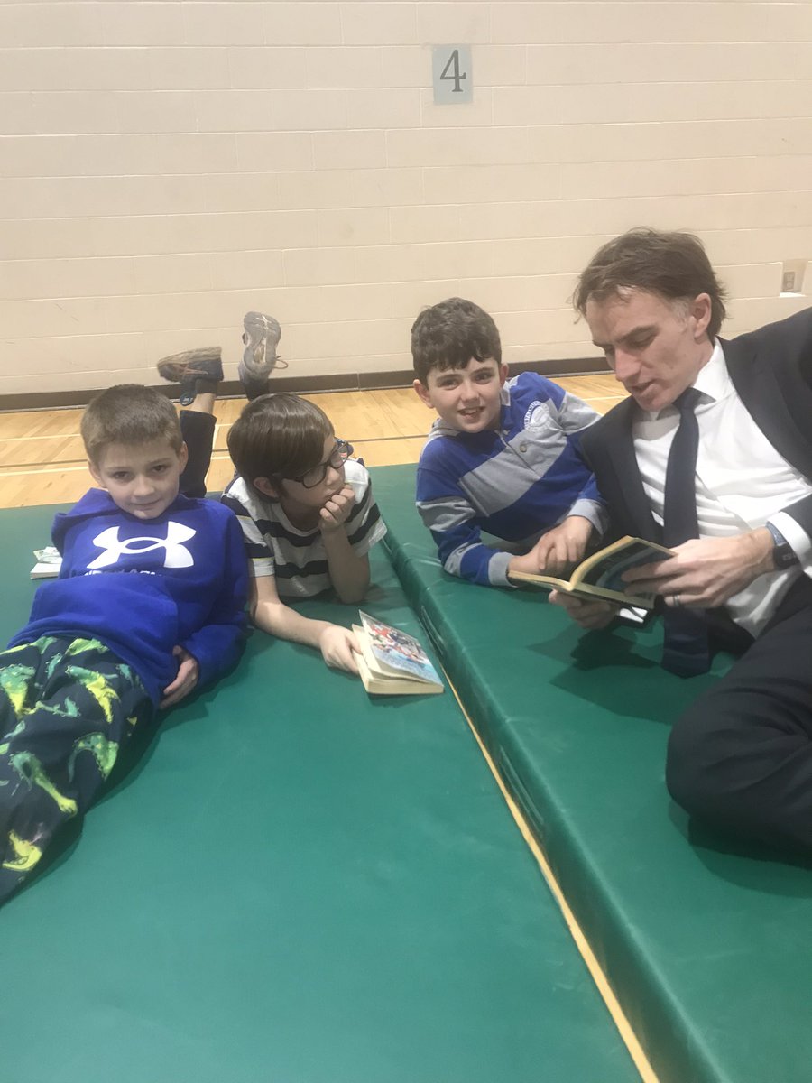adamrodgersNS's tweet photo. Kudos to @ChedECGA for hosting a well-attended #FamilyLiteracyDay event today at the school. Some of the Gr 5’s here on our mat enjoying #TheEpicofGilgamesh https://t.co/0FwmaJJSwv