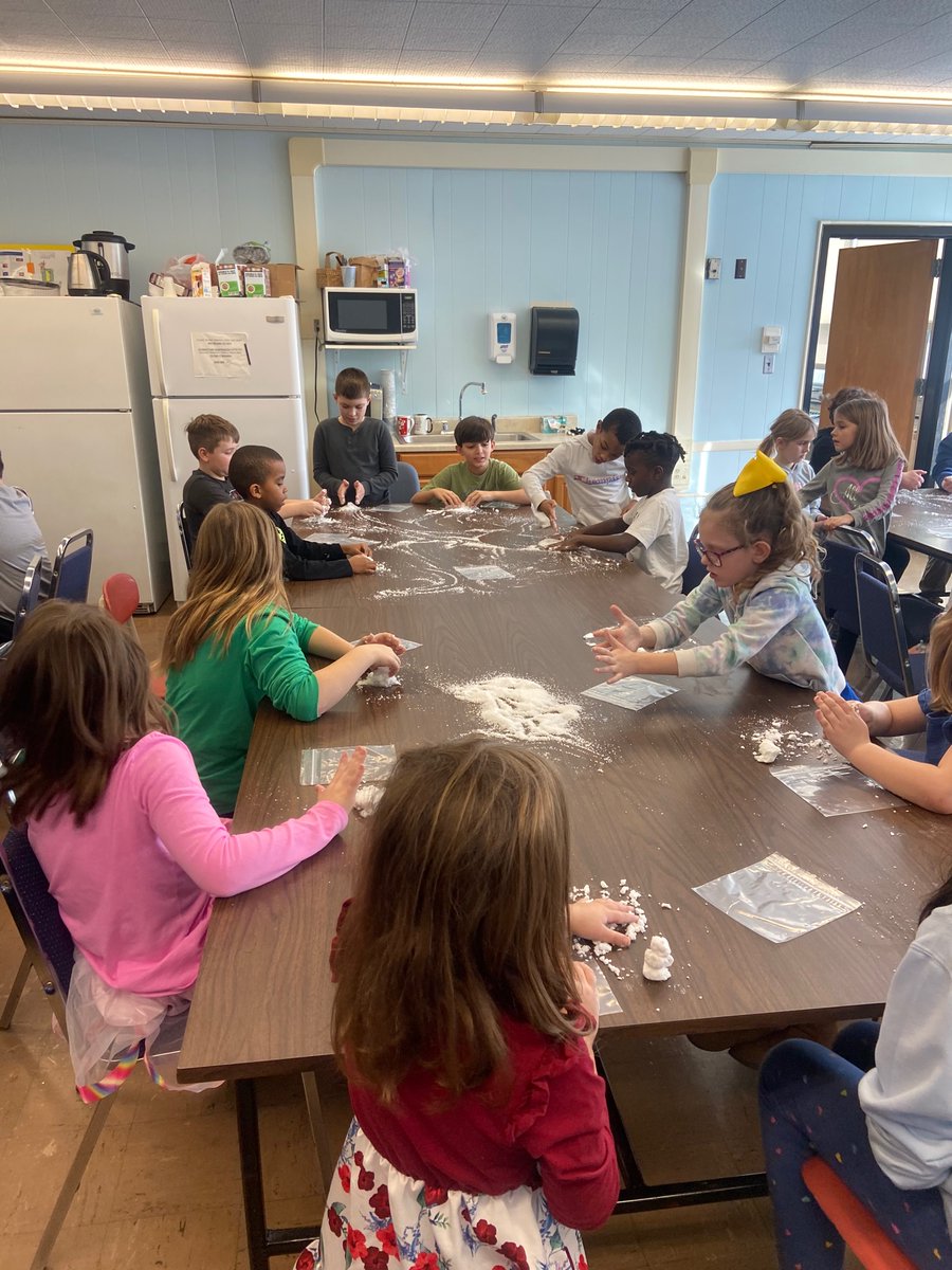 PBIS/ROCKS winners for the month of January!  We made some snow today!  Good job boys &amp; girls!
#weschools