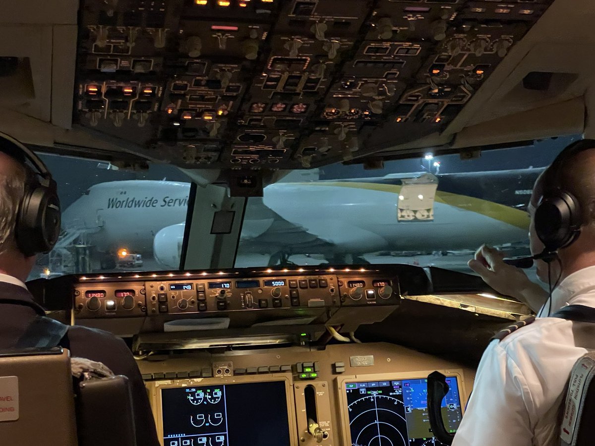 I’ll miss the #b767 but looking forward to the flying the queen again. #whyifly #b747