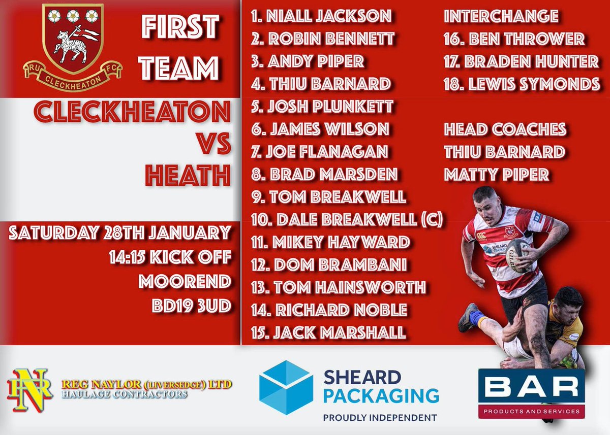 Cleckheaton RUFC (@cleckheatonrufc) on Twitter photo 