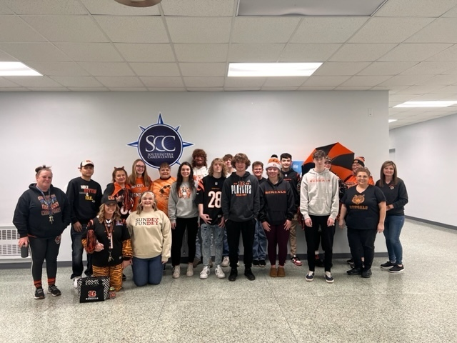 SCCIndiana's tweet photo. It's FRI-DEY at SCC!! Enjoy your weekend and let's GO Bengals!!
#whodey #SCCPRIDE https://t.co/SNNvb6r6VT