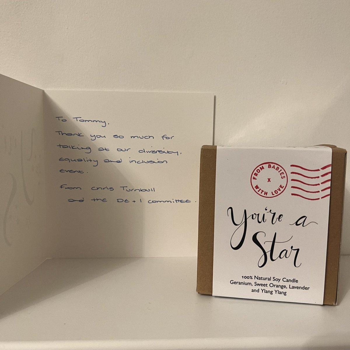 What an extremely thoughtful gesture and a very appreciated surprise. It’s the little things that really brighten your day! 

Massive thank you, Chris and Team U8!🏳️‍🌈💎