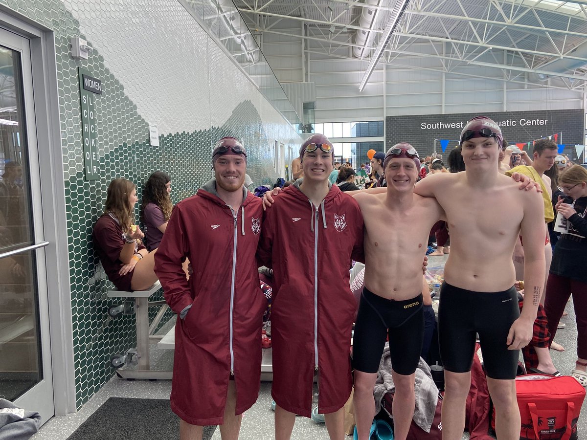 Great Day at the pool! Lot of Wolves will be competing in the finals tomorrow for a chance at State! 🐺#BTP