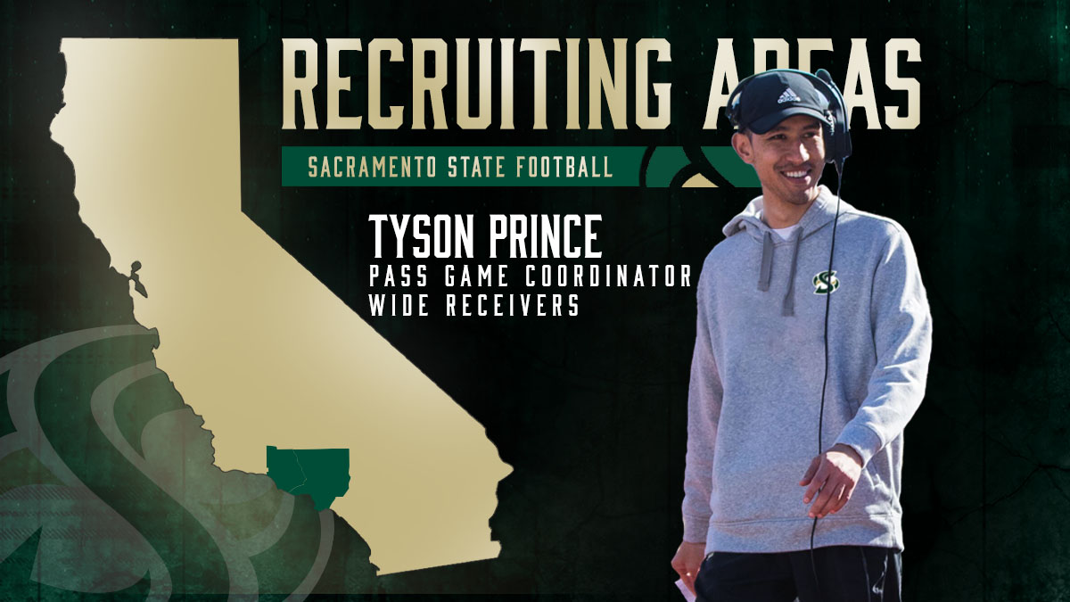 🚨 Coach Tyson Prince, the Offensive Pass Game Coordinator and WR Coach for Sacramento State, is looking for future Hornets! He's coming for you! 🚨

Follow him at <a href="/Coach__Prince/">Tyson Prince</a>!

🐝 | #StingersUp | #SWARM