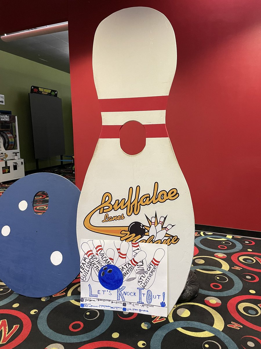 all4theirfuture's tweet photo. Bobcats Bowl! #teambuilding #bms #buildingculture #fieldtrip #schoolculture #DataAnalysis #bowling #teachers #bobcatfamily #bmsfam https://t.co/7uFDzEBDj6
