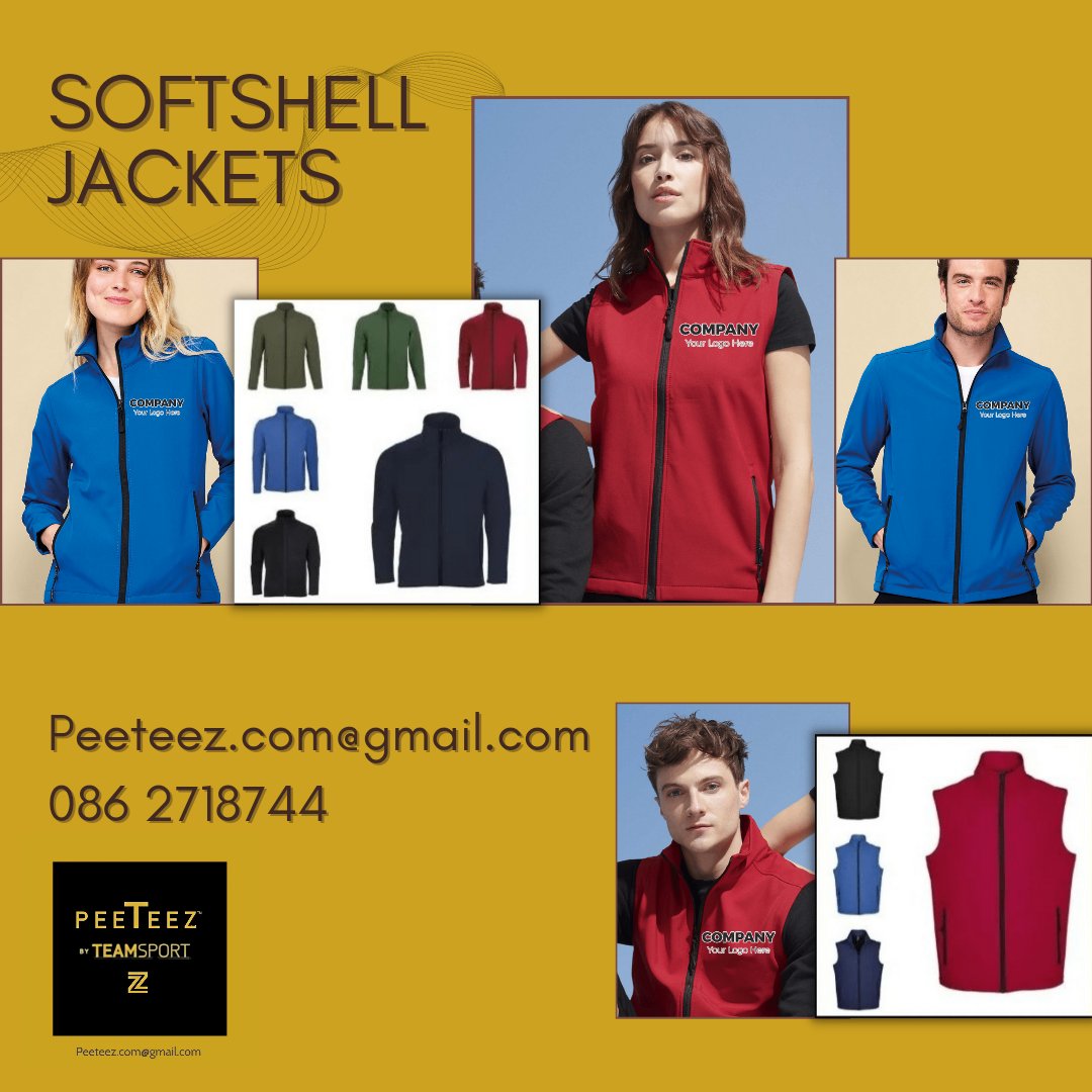 PeeTeez's tweet image. Add a #SoftshellJacket to your #uniform for those chillier days 🔻

6 colours
SOFT SHELL 280
96% polyester, 4% elastane
100% polyester polar fleece lining
2 layers
side zip pockets
Higher collar with fleece inside - SBS zip
Protection against cold &amp;amp; wind - SBS qualitative zip,