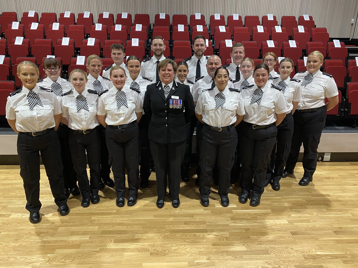 Passing out parade of our DCDHEP cohort  <a href="/warkspolice/">Warwickshire Police</a> last night.   Congratulations on completing your law and procedure phase and good luck out on the streets from Monday
