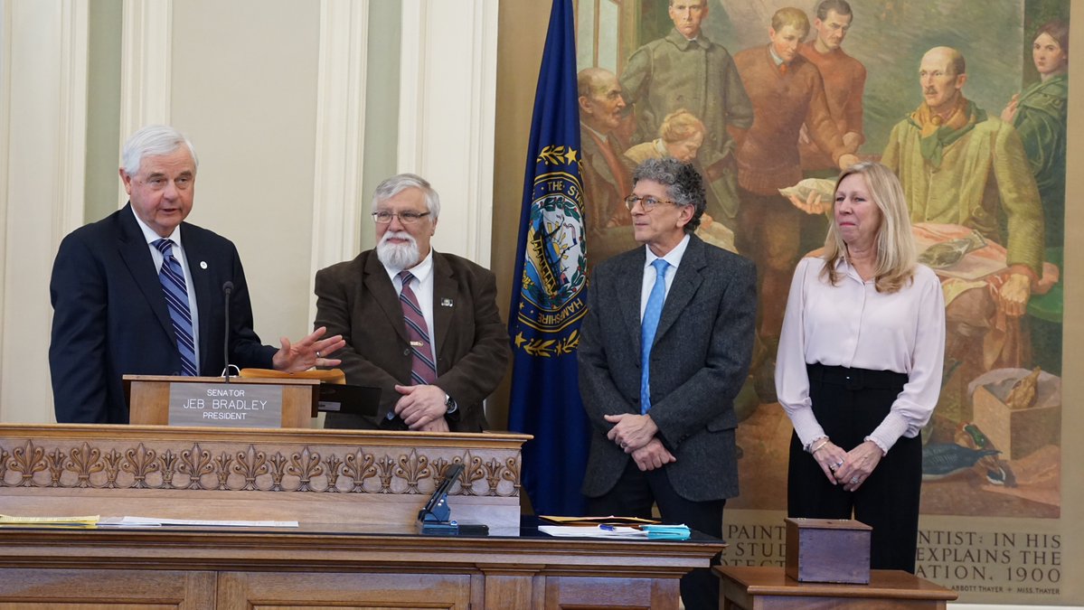 The NH Senate tweet media