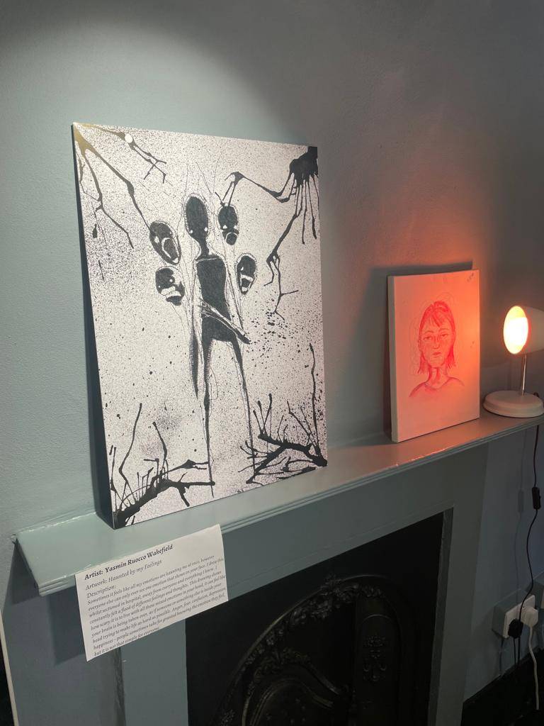 SuttonMHF's tweet photo. Some photos from #TheLuckyOnes Art Exhibition in Whitehall, Cheam. 

Open until 1st July 2023

#BeatStigma #TheLuckyOnes #mentalhealthmatters #smhf https://t.co/hyENFvF0ir