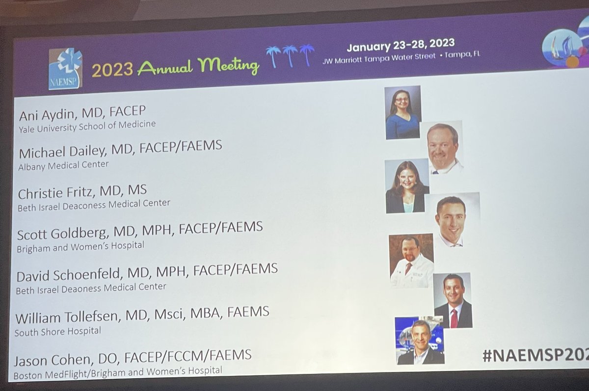 A panel of #EMSDocs are discussing best practices &amp; challenges regarding the increasing number of interfacility transports.  <a href="/NAEMSP/">NAEMSP</a> actually wrote a position statement on this back in 2009. #NAEMSP2023.  Check it out here: tandfonline.com/doi/abs/10.108…