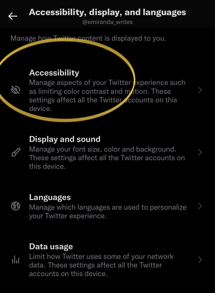 emiranda_writes's tweet photo. How to turn off auto play on videos: https://t.co/J8JkzZEm7T