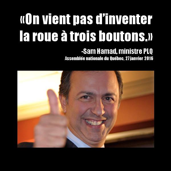 PierreMorinQc's tweet photo. C'était le 27 janvier 2016 à l'#AssNat. 🙂 #plq #SamHamad #Roueàtroisboutons #polQC https://t.co/nIxVEnpCp3