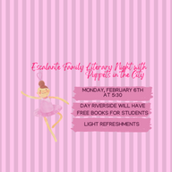 escalantelib's tweet photo. Literary Night with Puppets in the City
Monday, February 6th at 5:30!
Free Books! https://t.co/V7bgsV2HSo